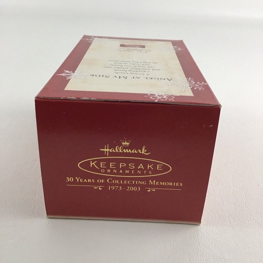 Hallmark Keepsake Christmas Tree Ornament Angel At My Side New Vintage 2003 - Picture 5 of 6